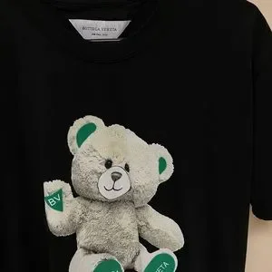 未使用✨BOTTEGA VENETA TEDDY BEAR LEOPARD T-shirt Bottega Veneta Black size L International in Cotton